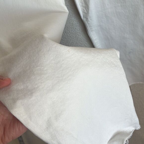 Madewell The Mom Jean Womens Size 32 Tile White‎ Denim - Picture 7 of 10